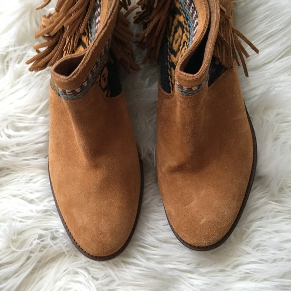 Zara Fringe Tribal Suede Boot - Picture 4 of 7